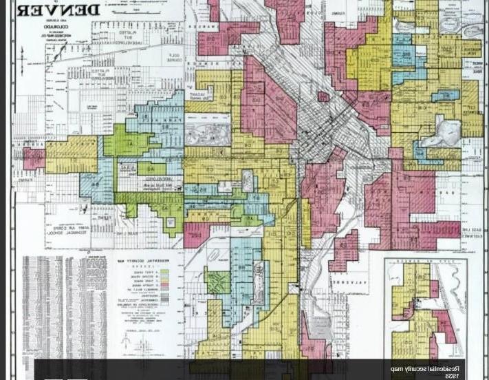 Home Owners Loan Corporation-FHA Residential Security Map of Denver-1938